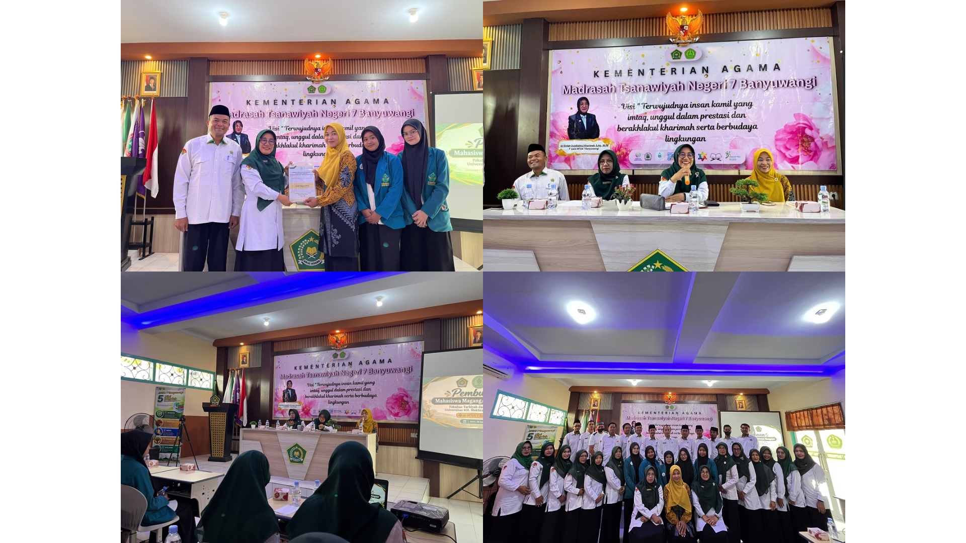 Sinergi Dunia Akademik dan Madrasah: Pembukaan Asistensi Mengajar FTK UIMSYA Blokagung di MTsN 7 Banyuwangi
