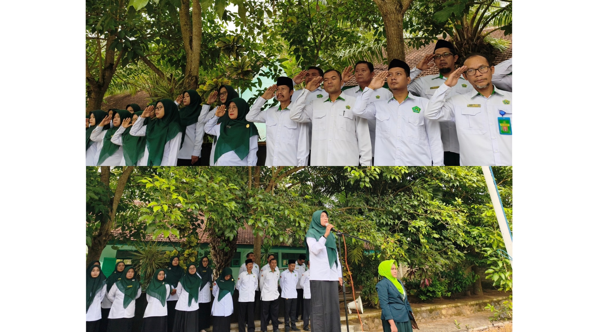 Upacara Khidmat di MTsN 7 Banyuwangi, Soroti Pentingnya Finansial Literasi Bagi Generasi Muda