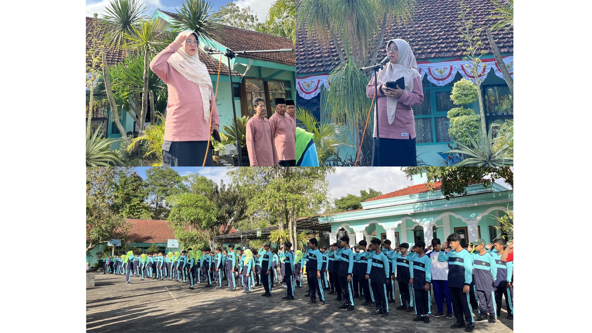 MTsN 7 Banyuwangi Gelar Apel Pagi, Kepala Madrasah Gaungkan Gerakan